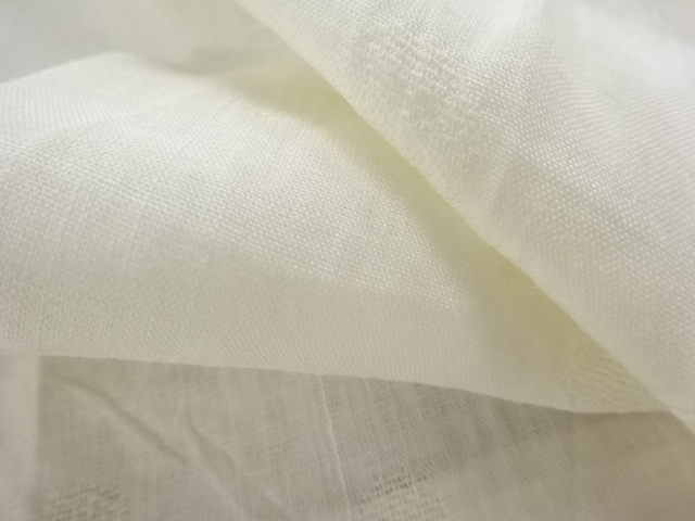 アンティーク 本麻透かし織 水玉模様長襦袢